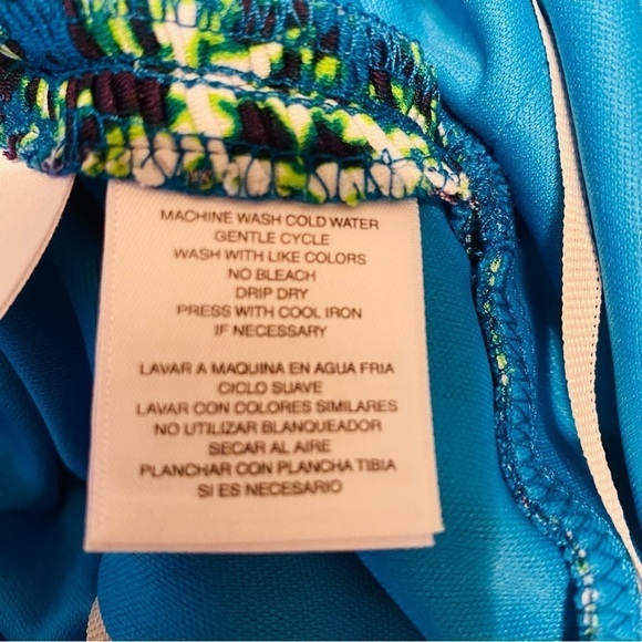 KASPER sleeveless column maxi dress in blue and green size 10 - Picture 10 of 12